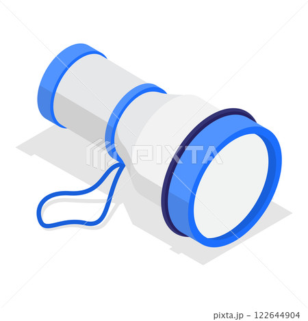 3D Isometric Flat  Set of Equipment For Sport Team Fans. Item 1 122644904