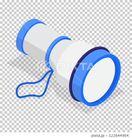 3D Isometric Flat  Set of Equipment For Sport Team Fans. Item 1 122644904