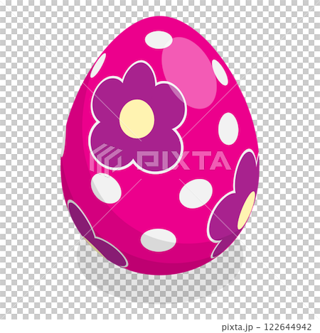 3D Isometric Flat Illustration of Easter Eggs. Item 1 3D Isometric Flat Illustration of Easter Eggs. Item 1 122644942