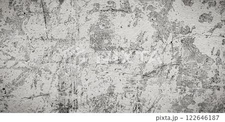 Cement wall painted white with scratches and scuffs as a background banner size. Cement wall painted white with scratches and scuffs as a background banner size. 122646187