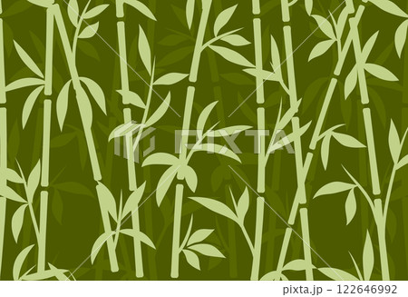 Bamboo background japanese asian plant wallpaper grass. Bamboo tree vector pattern 122646992
