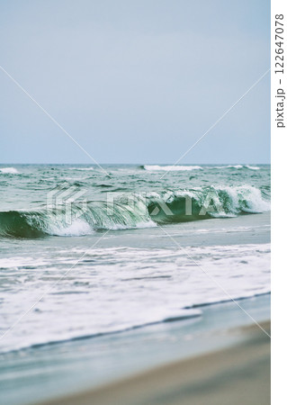 Waves at the north sea coast in Denmark Waves at the north sea coast in Denmark 122647078