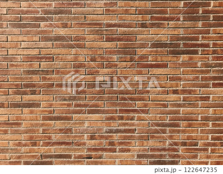 Brick wall with a brown color 122647235