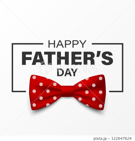 Vector Red Bow Tie for Fathers Day Design. 3d Realistic Polka Dot Silk Bow Tie. Glossy Bowtie, Tie Gentleman. Father s Day Holiday Concept. Design Template for Greeting Card, Invitation, Poster Vector Red Bow Tie for Fathers Day Design. 3d Realistic Polka Dot Silk Bow Tie. Glossy Bowtie, Tie Gentleman. Father s Day Holiday Concept. Design Template for Greeting Card, Invitation, Poster 122647624