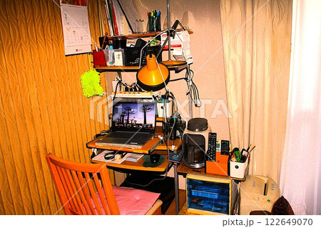 パソコン事務机 122649070