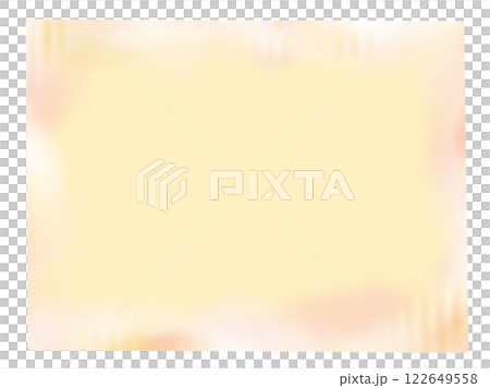 かわいらしい優しい水彩風のナチュラルニュアンスフレーム 122649558