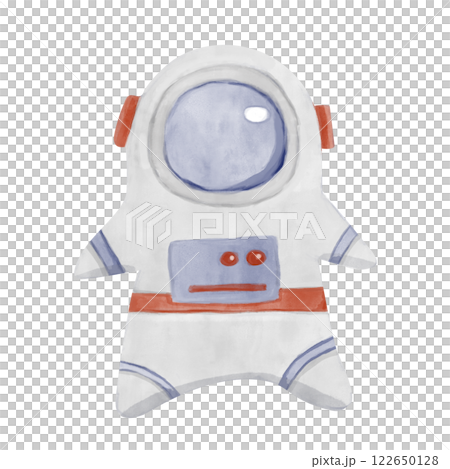 Watercolor Astronaut in Spacesuit Cartoon Clipart Illustration for Textile, Print and Web Design Watercolor Astronaut in Spacesuit Cartoon Clipart Illustration for Textile, Print and Web Design 122650128