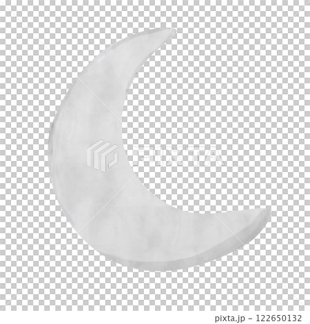 Watercolor New Moon Gray, Earth Satellite in Simple Childish Style Clipart Illustration for Textile, Print and Web Design Watercolor New Moon Gray, Earth Satellite in Simple Childish Style Clipart Illustration for Textile, Print and Web Design 122650132