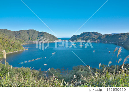 【レインボーラインより三方五湖 (日向湖)】 福井県三方郡美浜町日向 122650420