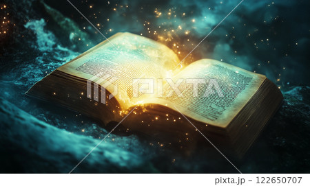 魔法の書が紡ぐ幻想の物語|ファンタジー・神秘・魔導書・魔法 魔法の書が紡ぐ幻想の物語|ファンタジー・神秘・魔導書・魔法 122650707