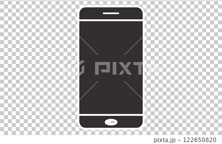 Simple icon of smartphone Digital tools concept 122650820