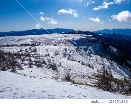 美ヶ原の美しい連山 122651236