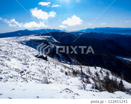 美ヶ原の美しい連山 122651241