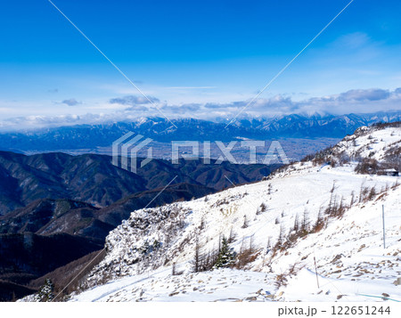 美ヶ原の美しい連山 122651244