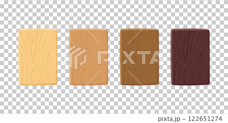 Vertical wooden board material set 122651274
