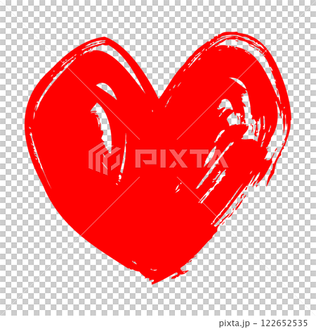 Cute hand-drawn heart illustration material Cute hand-drawn heart illustration material 122652535