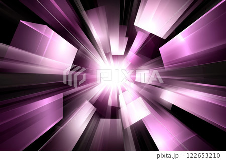 Abstract digital background with pink light burst Abstract digital background with pink light burst 122653210