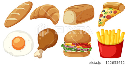 Delicious Assortment of Popular Foods Delicious Assortment of Popular Foods 122653612