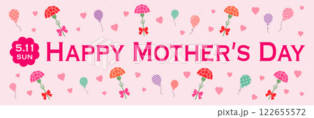 母の日　ポスター　横 122655572