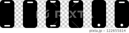 Smartphone icon mark set 2 Smartphone icon mark set 2 122655814