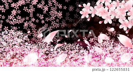桜 春 和紙 背景 桜 春 和紙 背景 122655831
