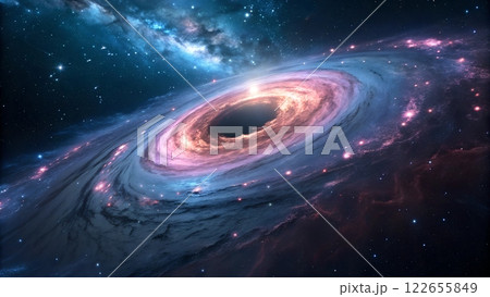 The Heart of the Universe A Stunning Black Hole Scene 122655849
