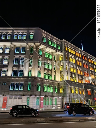 海外のカラフルなビル 海外のカラフルなビル 122655923