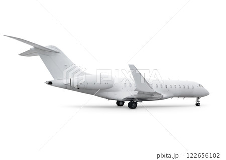 Modern private jet isolated on white background Modern private jet isolated on white background 122656102