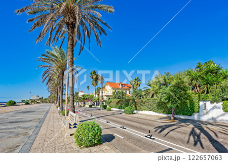 Seafront of Sitges,a beautiful town near Barcelona. 122657063