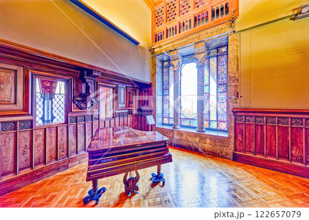 Barcelona. Inside Palace of Guell (Palau Guell) Gothic Quarter. Barcelona. Inside Palace of Guell (Palau Guell) Gothic Quarter. 122657079