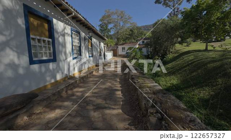 Walking Through a Colorful Colonial Village in Brazil Walking Through a Colorful Colonial Village in Brazil 122657327