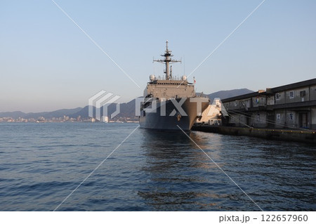 防衛省護衛艦 敷設艦「むろと」下関港 防衛省護衛艦 敷設艦「むろと」下関港 122657960