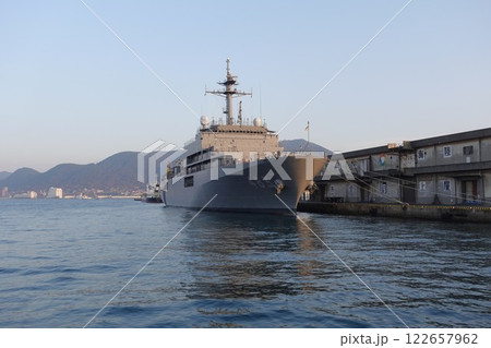 防衛省護衛艦 敷設艦「むろと」下関港 防衛省護衛艦 敷設艦「むろと」下関港 122657962