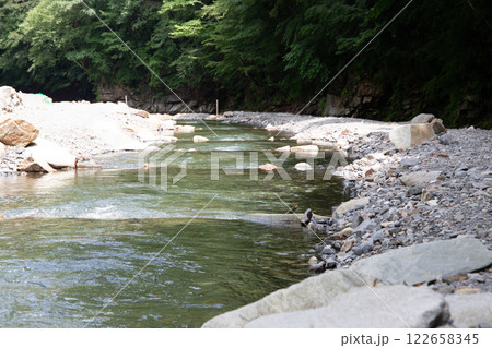 河原から見た川 122658345
