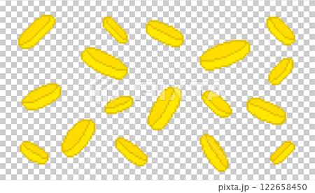 Coin pattern (pixel art) Coin pattern (pixel art) 122658450