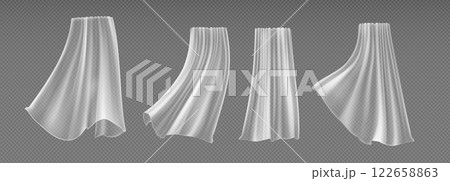Curtain window wind simulation 122658863