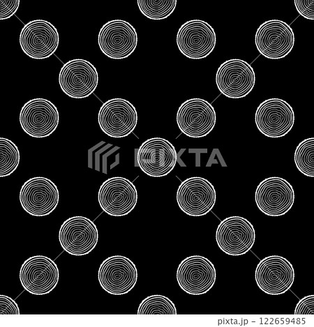 Saw cut tree trunk vector concept dark seamless pattern Saw cut tree trunk vector concept dark seamless pattern 122659485