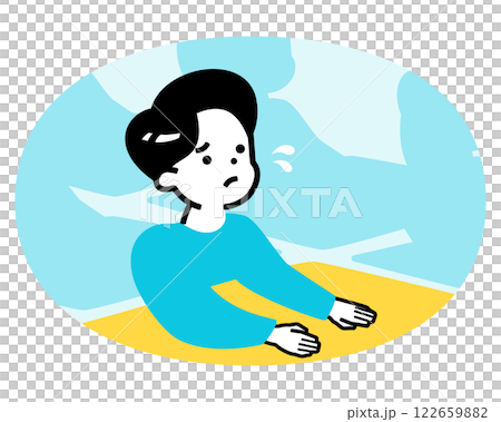 悩む小学生：塾の授業で苦手科目に困る無気力な男の子が懸命に考える様子 122659882