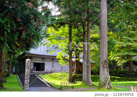 中尊寺金色堂の覆堂　岩手県 122659958