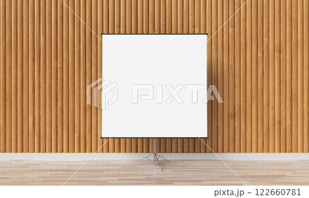 Flip Chart Mock up for copy space. 3D Rendering 122660781