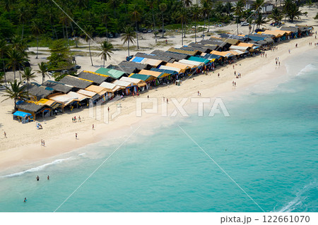 Market on beach Market on beach 122661070
