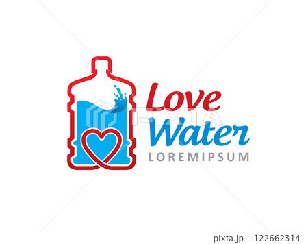 Love Water logo symbol or icon template Love Water logo symbol or icon template 122662314