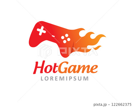 Hot Game logo symbol or icon template Hot Game logo symbol or icon template 122662375