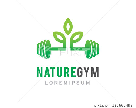 Nature Gym logo symbol or icon template 122662498