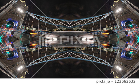 london skyline abstract mirrored pattern london skyline abstract mirrored pattern 122662632