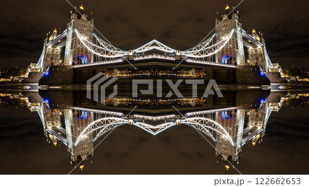 london skyline abstract mirrored pattern london skyline abstract mirrored pattern 122662653