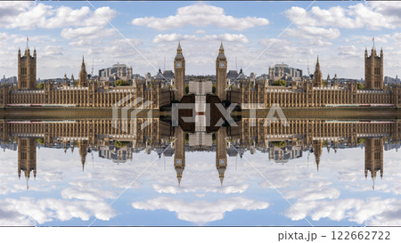 london skyline abstract mirrored pattern london skyline abstract mirrored pattern 122662722