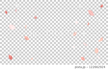 櫻花飄落的雪片向量幀素材(扁平化設計) 櫻花飄落的雪片向量幀素材(扁平化設計) 122662924