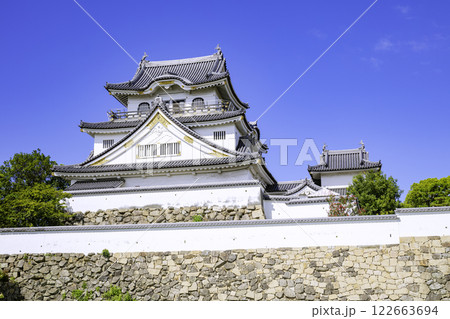 美しい岸和田城天守閣（大阪府岸和田市） 122663694