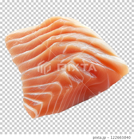 Fresh salmon sashimi a Japanese culinary 122663840